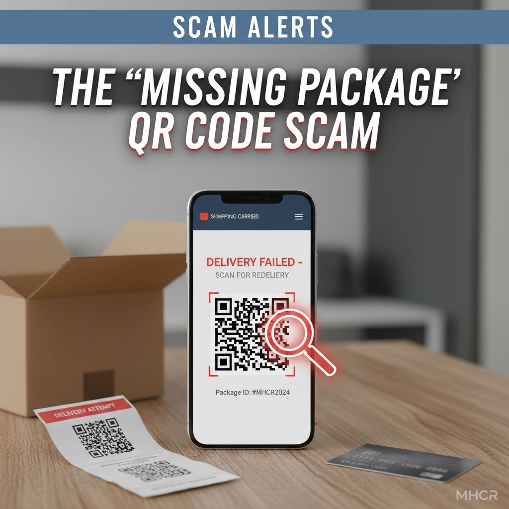 The 'Missing Package' QR Code Scam | Mountain Home Computer Repair Blog